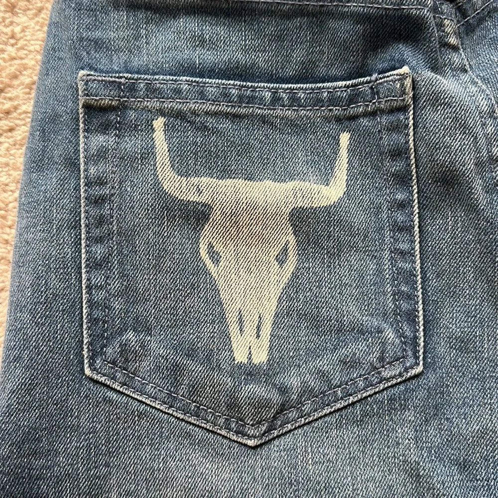 Show Me Your Mumu Skull Jean Shorts - Picture 4 of 4